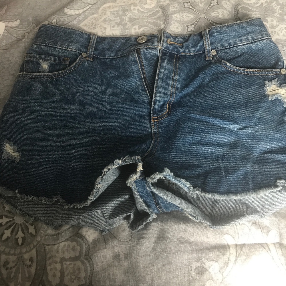 Denim shorts